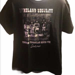 Sedona Az Indians on horse Homeland Security XL